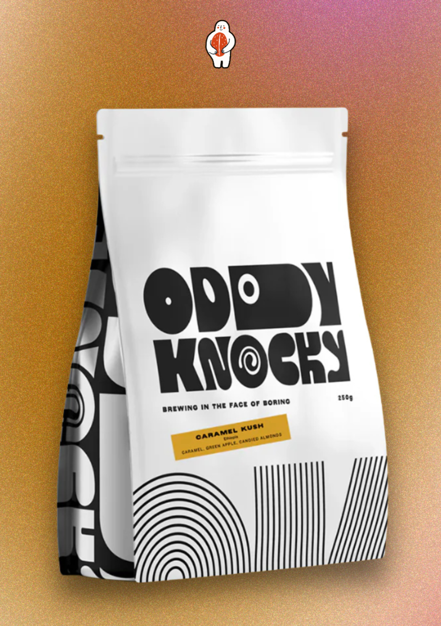 Oddy Knocky: Caramel Kush (250g)-Espresso
