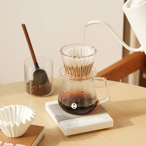 Timemore Basic 2.0 Mirror Digital Coffee Scale, Flow Rate Measurement